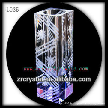 Beau vase en cristal L035